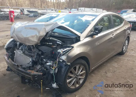 2014 Hyundai Elantra Se z USA, uszkodzony, nr VIN 5NPDH4AE6EH487713
